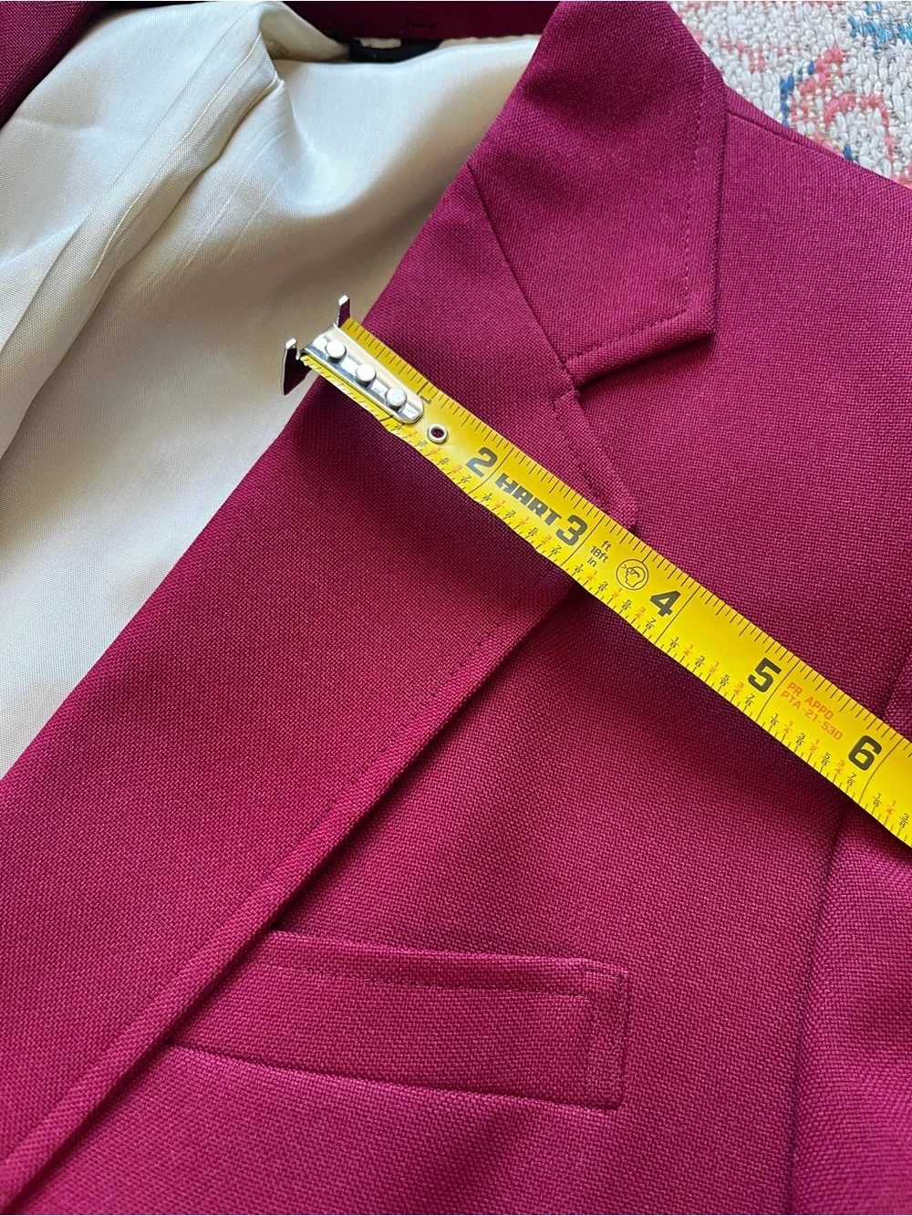 Kuppenheimer Men's Burgundy Sport Coat with Gold Buttons Size Photos*